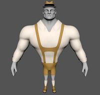 Yodeling Macho Character