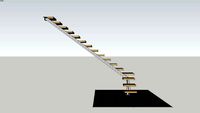 Escalier quart tournant