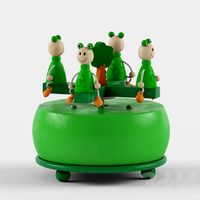 Музывальная карусель с лягушками