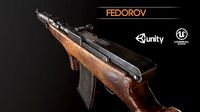 Fedorov WW2 USSR machine gun PBR