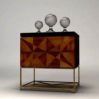 BAKER MILPA BEDSIDE CHEST LAURA KIRAR