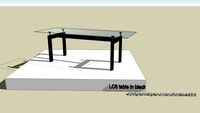 LC6 table in mat black