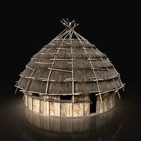 Next Gen AAA ROUND THATCHED FANTASY MEDIEVAL HOUSE COTTAGE HUT