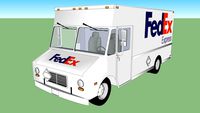 FedEx step van