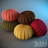 Urchin Poufs