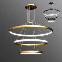 Lamlux nordic uniqe droplight pendant ring chandeliers