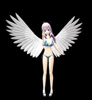 VRChat Character - Tsubasa Shion 3D rigging girls