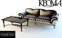 Sofa Keoma and Coffee table Fratelli Barri