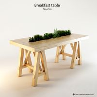 breakfast table