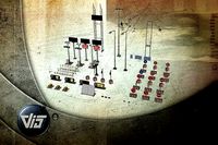 Airport signs and lights collection