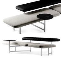 Kanso bench with table
