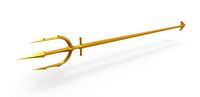 Trident of King Atlan from the movie Aquaman 2018 | 3D
