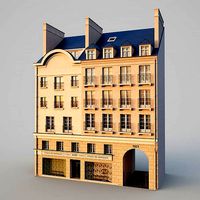 Paris building with passage