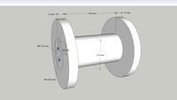 bungy jumping bobbin made from teflon or nylon