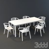 Chair and table outdoor