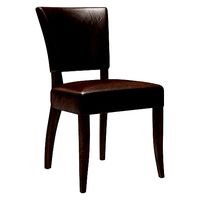 Restoration Hardware Adele Leather Side Chair