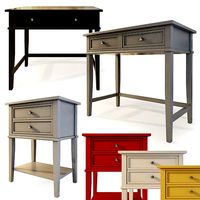 Dmitry Desk and nightstand by Beachcrest Home