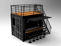 10ft Container Kiosk