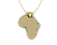 African continent necklace