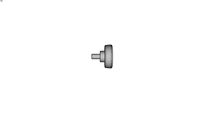 Bouton lobes technopolymre tige filete