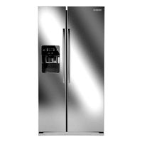 Refrigerator Samsung Side-By-Side RS25J500DSR