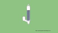 Royal enfield rear gas shock absorber
