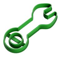 0091 Spanner 2 cookie cutter  | 3D