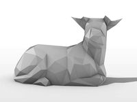 Calf Low Poly | 3D