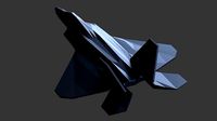 F22 Raptor Lowpoly 3d Print | 3D