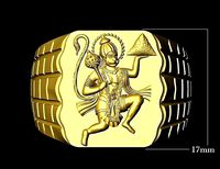 Hanuman Ring  | 3D