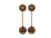A lovely flower pair of earrings | 3D