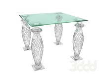 Стеклянный журнальный столик