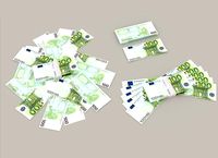 100 euro banknote packs