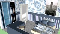 bedroom blue