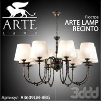 Люстра Arte Lamp Recinto A3609LM-8BG