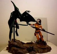 X-MEN DIORAMA ROGUE VS SAURON - SAVAGELAND EDITION | 3D