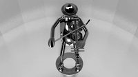 Metallic Violinist