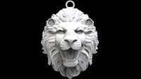 Lion necklace ready to 3D print model | 3D