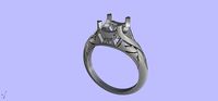 Antique Engangement Ring | 3D