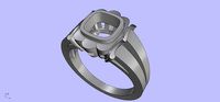 Antique Engangement Ring | 3D