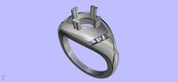 Antique Engangement Ring | 3D