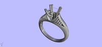 Antique Engangement Ring | 3D