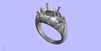 Antique Engangement Ring | 3D
