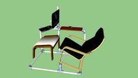 Sturrock Computer Gaming Chair Desk Combo