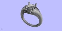 Antique Engangement Ring | 3D