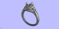 Antique Engangement Ring | 3D