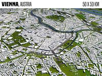 Vienna Austria 50x50km