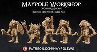 GNOLL PACK 28 mm miniatures for tabletop rpg | 3D