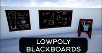 Lowpoly Blackboards