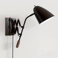 Crate&Barrel Morgan Black Sconce